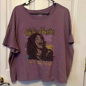 Old Navy Purple Graphic Women's Top